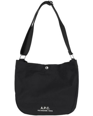 A.P.C. Journal Satchel Bag - Black