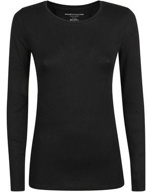Majestic Filatures Long Sleeve Top - Black