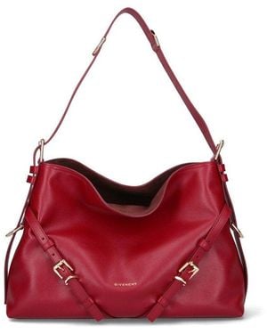Givenchy Voyou Medium Shoulder Bag - Red