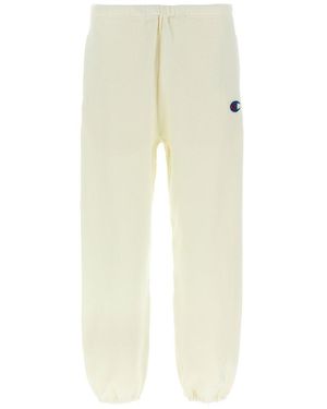 Undercover X Champion Logo-Embroidered Joggers - Natural