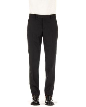 Lardini Straight-Leg Tailored Trousers - Black