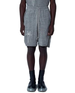 Rick Owens X Champion Beveled Pods Shorts - Grey