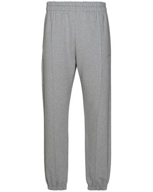 Gcds Cotton Track Trousers - Grey