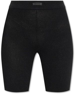 Fear Of God Waffle Biker Shorts - Black
