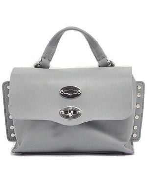 Zanellato Postina Foldover Top Baby Tote Bag - Gray