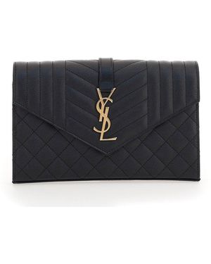 Saint Laurent Chain Wallet - Black