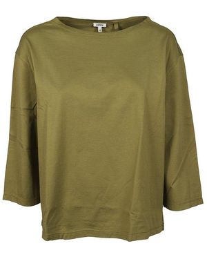 Aspesi Three-Quarter Sleeve T-Shirt - Green