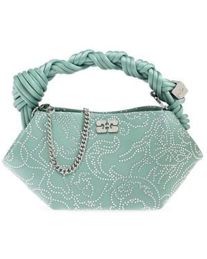 Ganni Embellished Mini Bou Bag - Green