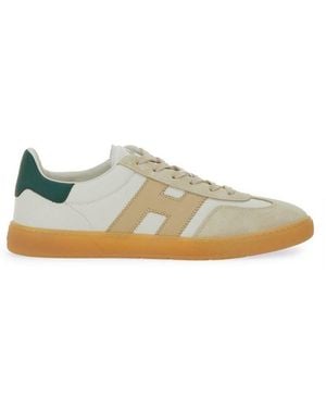 Hogan Cool Side H Patch Trainers - Natural