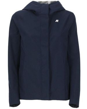 K-Way Madalina Bonded Jersey Jacket - Blue