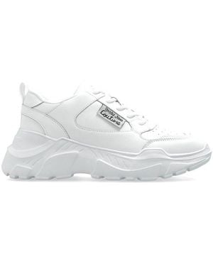 Versace Jeans Couture Chunky Logo Trainers - White