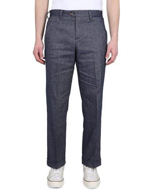 PT Torino Reworked Tailored Trousers - Blue