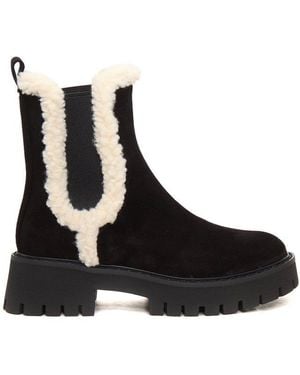 MICHAEL Michael Kors Asher Shearling Boots - Black