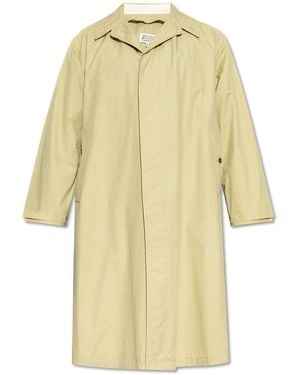 Maison Margiela Layered Mid-Length Trench Coat - Yellow