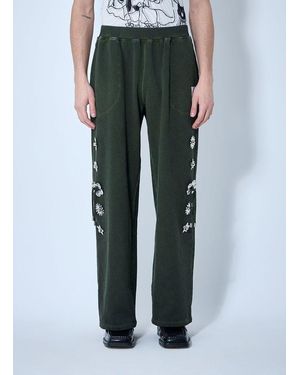 Chopova Lowena Dallas Track Sweatpants - Green