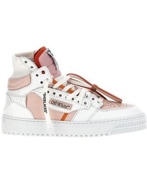 Off-White c/o Virgil Abloh Nude Off Court Boot Trainer - White