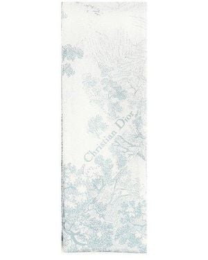 Dior Dioriviera Toile De Jouy Sauvage Mitzah Scarf - White
