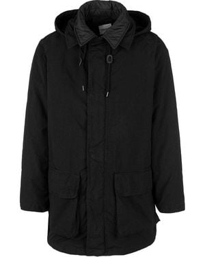 Aspesi Longshore Buttoned Parka - Black