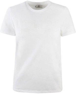 Elisabetta Franchi Jersey T-Shirt - White