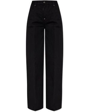 DSquared² Wide-Leg Jeans - Black