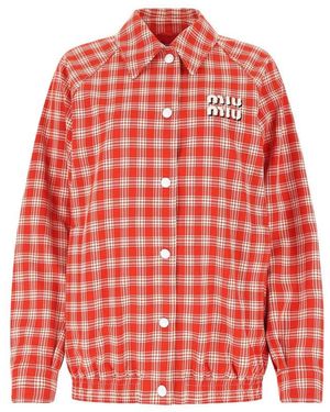 Red Miu Miu Tops for Women | Lyst Red Miu Miu Tops for Women | Lyst