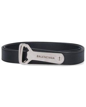 Balenciaga D-Ring Belt in Black for Men | Lyst