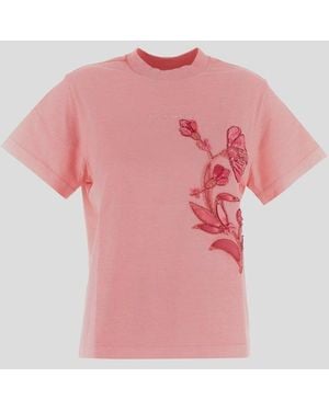 Des Phemmes Embellished T-Shirt - Pink