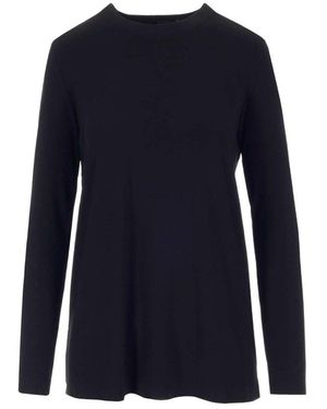 Norma Kamali Long-Sleeve Top - Blue