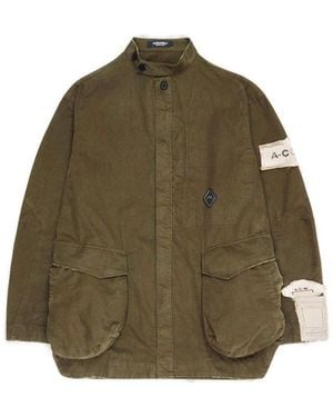 A_COLD_WALL* Ando Logo Patch Work Shirt - Green