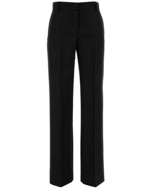 Blumarine Straight-Leg Tailored Trousers - Black