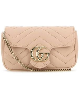 Gucci Gg Marmont Super Mini Bag - Natural