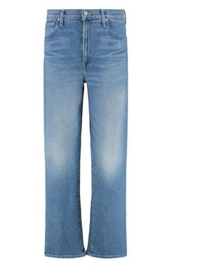 Mother The Dodger Flood Skinny Jeans - Blue