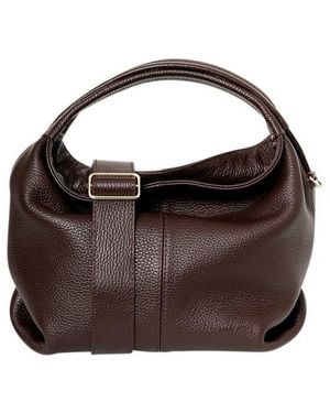 MANU Atelier Gala Buckle-Detailed Mini Tote Bag - Brown