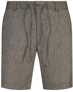 BOSS Regular-Fit Drawstring Shorts - Grey