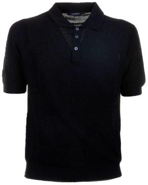 Tagliatore Cotton T-Shirts And Polos - Black