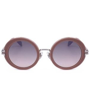 Marc Jacobs Round Frame Sunglasses - Purple