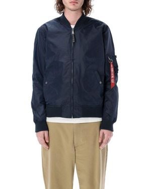 Alpha Industries Ma 1 Tt Bomber Jacket - Blue
