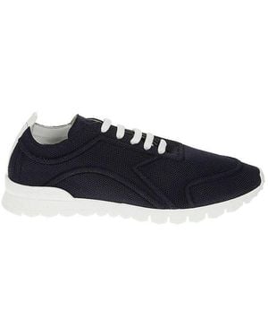 Kiton Lace-Up Sneakers - Blue