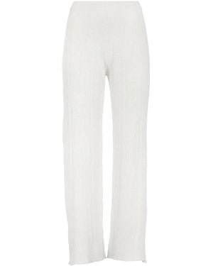 Antonelli Mandela Wide Leg Trousers - White