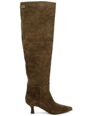 3Juin Over-The-Knee Boots - Brown