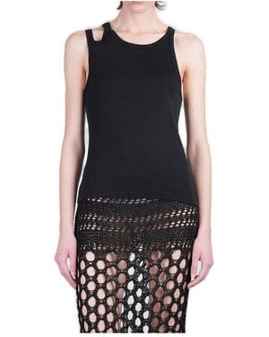 Laneus Jersey Tank Top - Black
