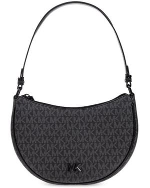 MICHAEL Michael Kors Logo Lettering Kyla Shoulder Bag - Black