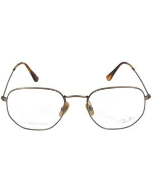 Ray-Ban Hexagonal Frame Glasses - Black
