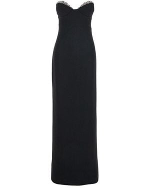 retroféte Jessalyn Sweetheart Neck Gown - Black