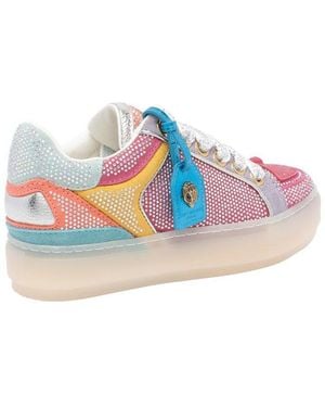 Kurt Geiger Embellished Platform Trainers - Multicolour