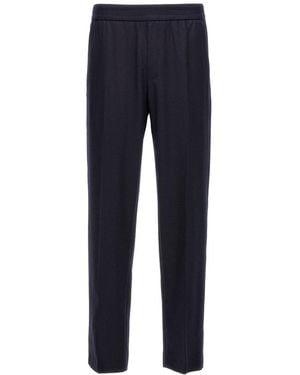 Harmony Ruched Tapered Trousers - Blue