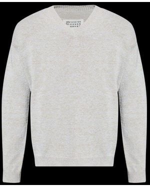 Maison Margiela V-Neck Jumper - Black