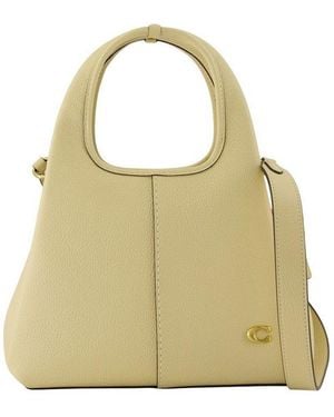 COACH Lana 23 Logo Plaque Shoulder Bag - Metallic
