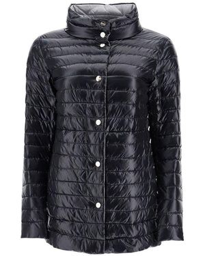 【送料&関税込】Herno Reversible Button-up Down Jacket Herno Reversible Button-Up Down Jacket in Natural | Lyst
