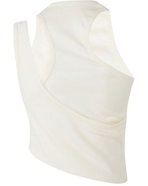 Low Classic Hole Point Top in White | Lyst